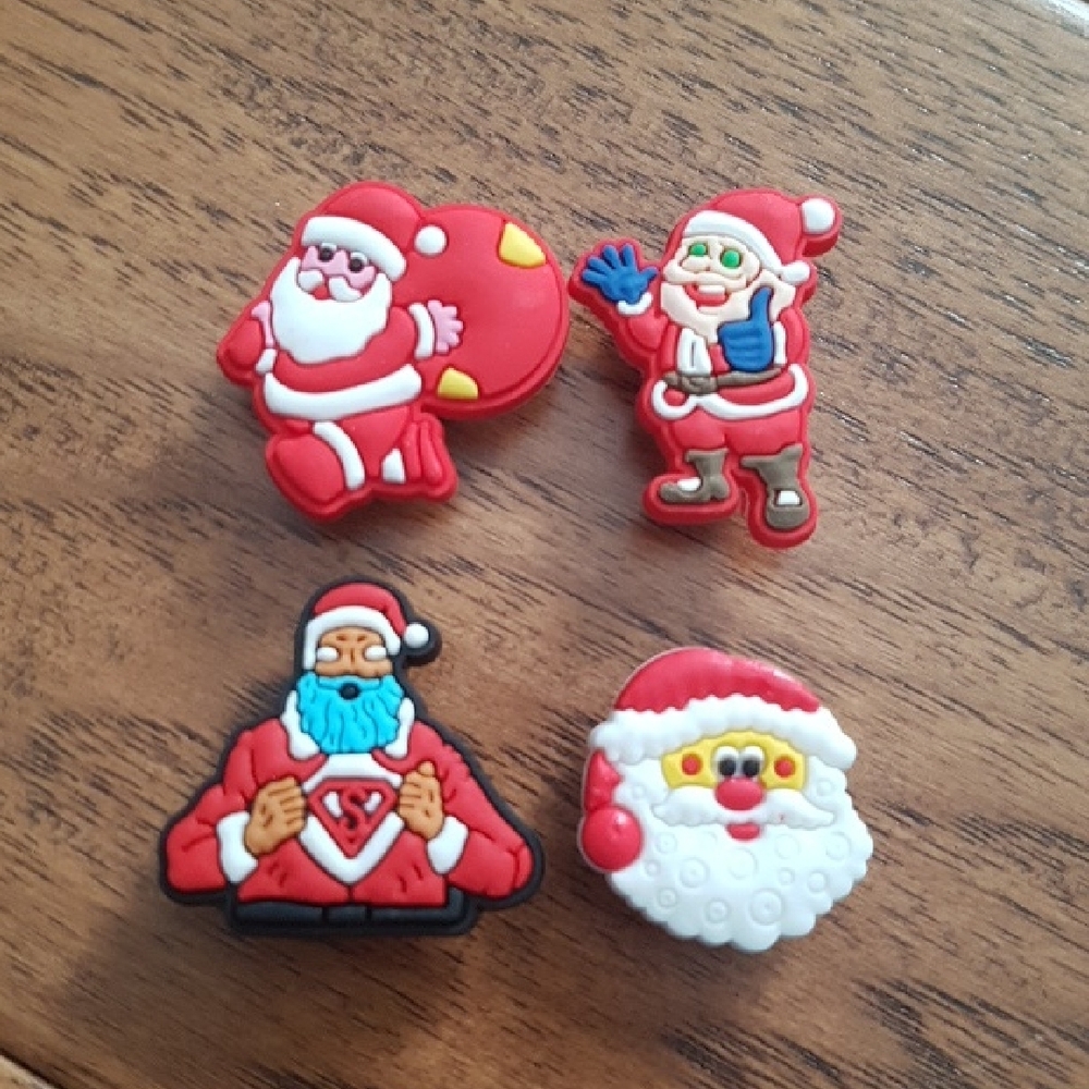 Croc Charms - Santa Various Set of 4